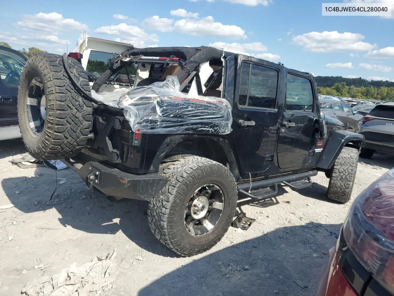 2012 Jeep Wrangler Unlimited Sahara VIN: 1C4BJWEG4CL280040 Lot: 72267154