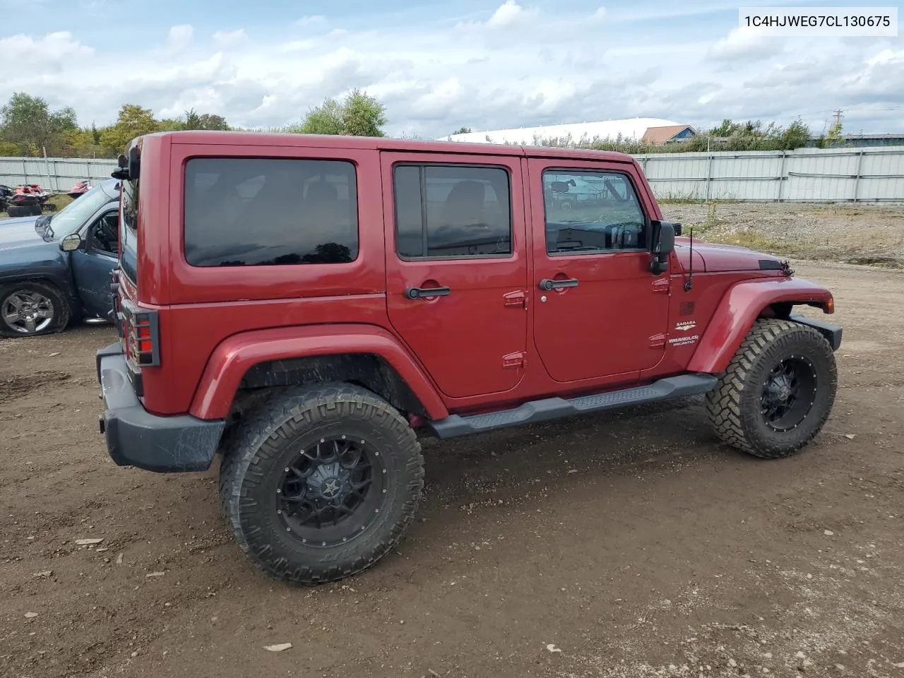 2012 Jeep Wrangler Unlimited Sahara VIN: 1C4HJWEG7CL130675 Lot: 72677414