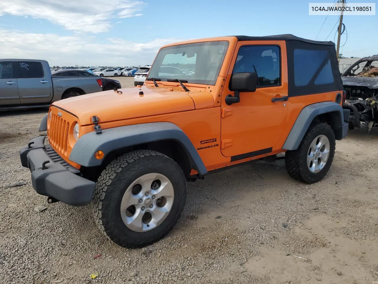 2012 Jeep Wrangler Sport VIN: 1C4AJWAG2CL198051 Lot: 72845164