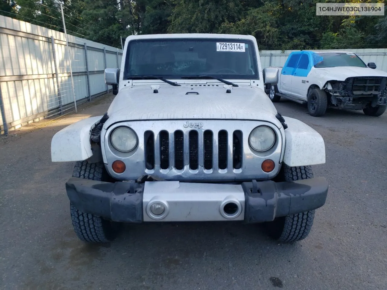 1C4HJWEG3CL138904 2012 Jeep Wrangler Unlimited Sahara