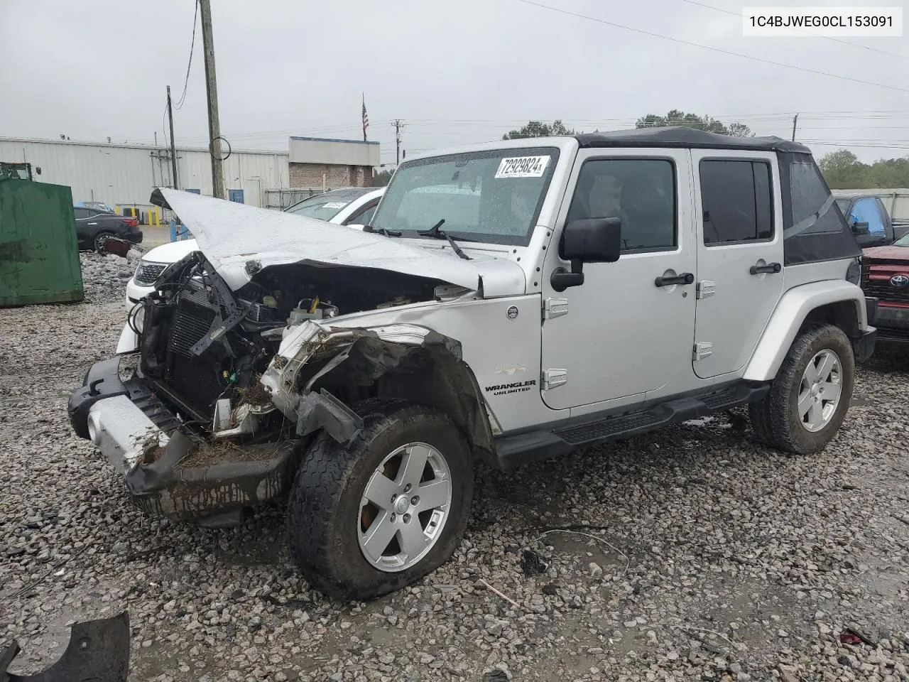 2012 Jeep Wrangler Unlimited Sahara VIN: 1C4BJWEG0CL153091 Lot: 72929824