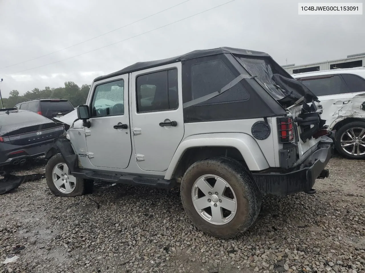 2012 Jeep Wrangler Unlimited Sahara VIN: 1C4BJWEG0CL153091 Lot: 72929824