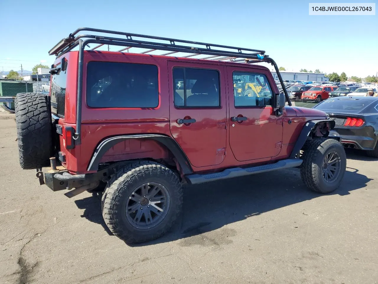 2012 Jeep Wrangler Unlimited Sahara VIN: 1C4BJWEG0CL267043 Lot: 73173324