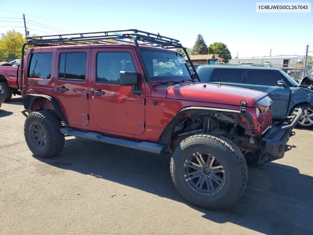 2012 Jeep Wrangler Unlimited Sahara VIN: 1C4BJWEG0CL267043 Lot: 73173324