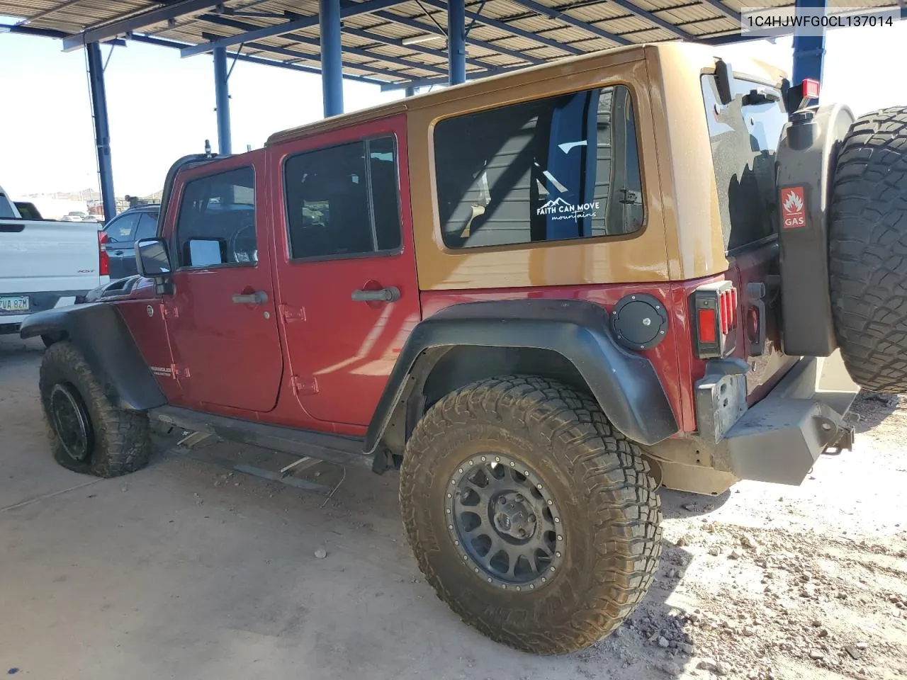 2012 Jeep Wrangler Unlimited Rubicon VIN: 1C4HJWFG0CL137014 Lot: 73395374