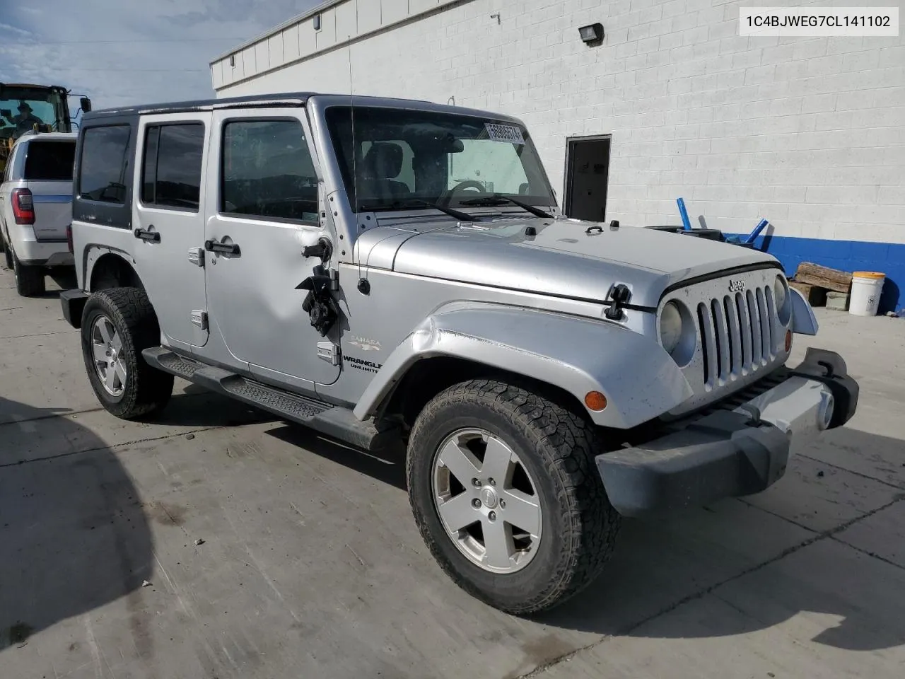 2012 Jeep Wrangler Unlimited Sahara VIN: 1C4BJWEG7CL141102 Lot: 73502014