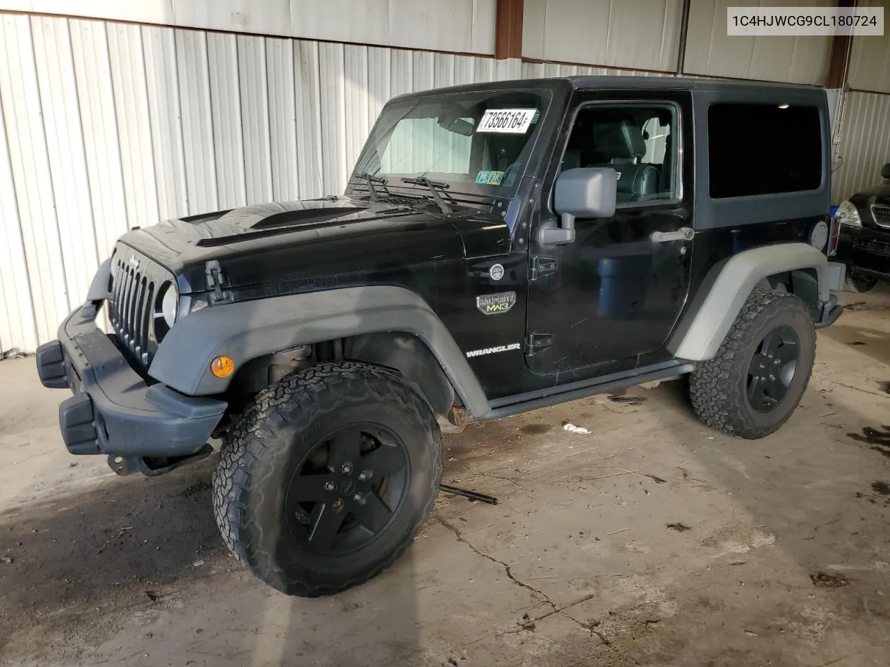 2012 Jeep Wrangler Rubicon VIN: 1C4HJWCG9CL180724 Lot: 73566164