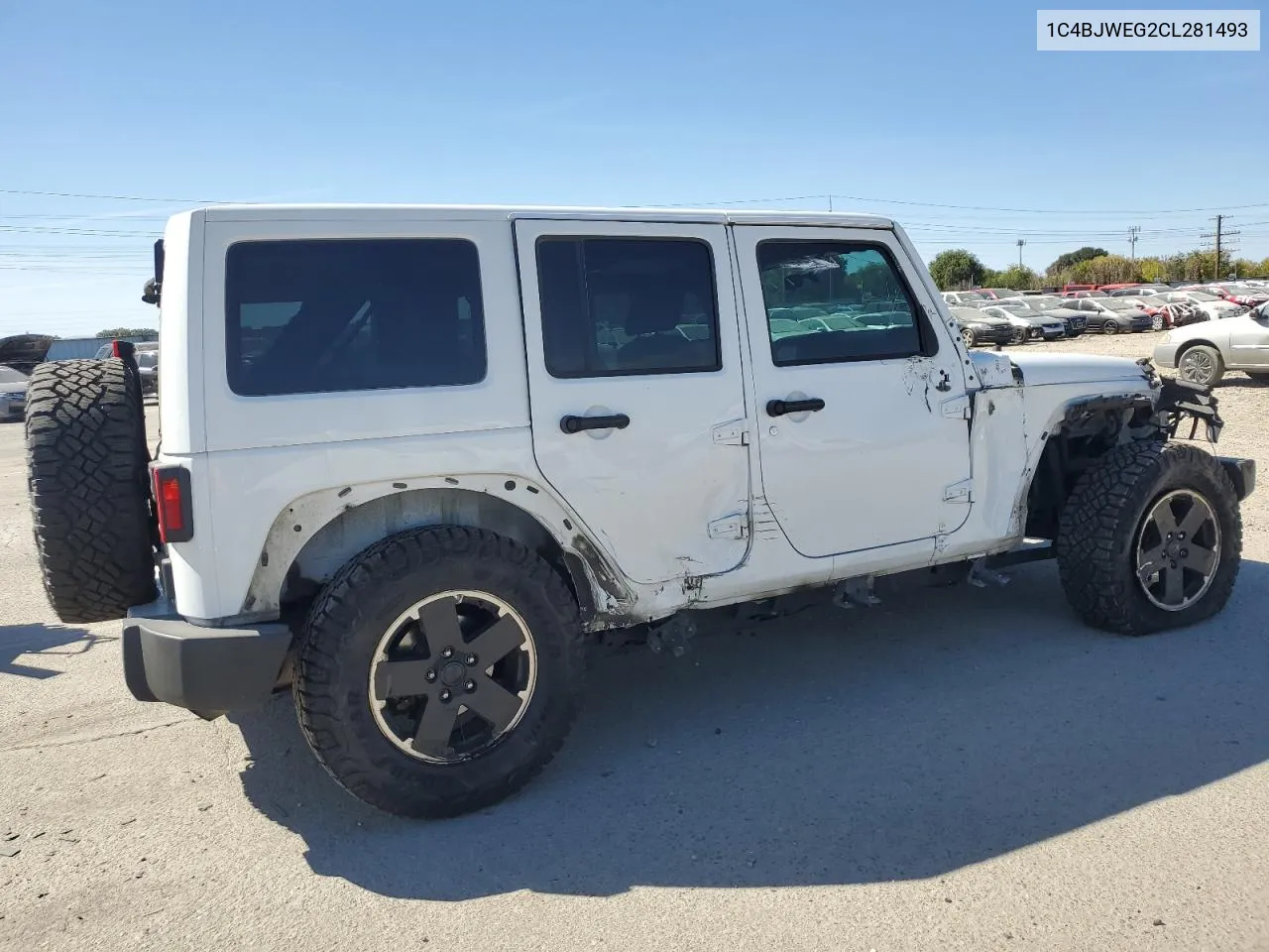 2012 Jeep Wrangler Unlimited Sahara VIN: 1C4BJWEG2CL281493 Lot: 73699074