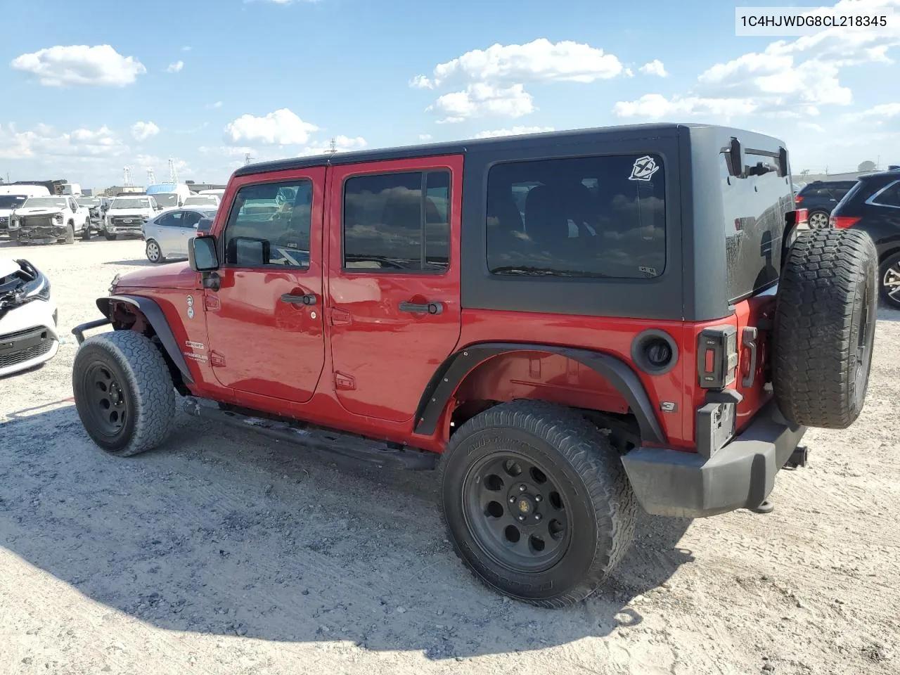 2012 Jeep Wrangler Unlimited Sport VIN: 1C4HJWDG8CL218345 Lot: 73752904