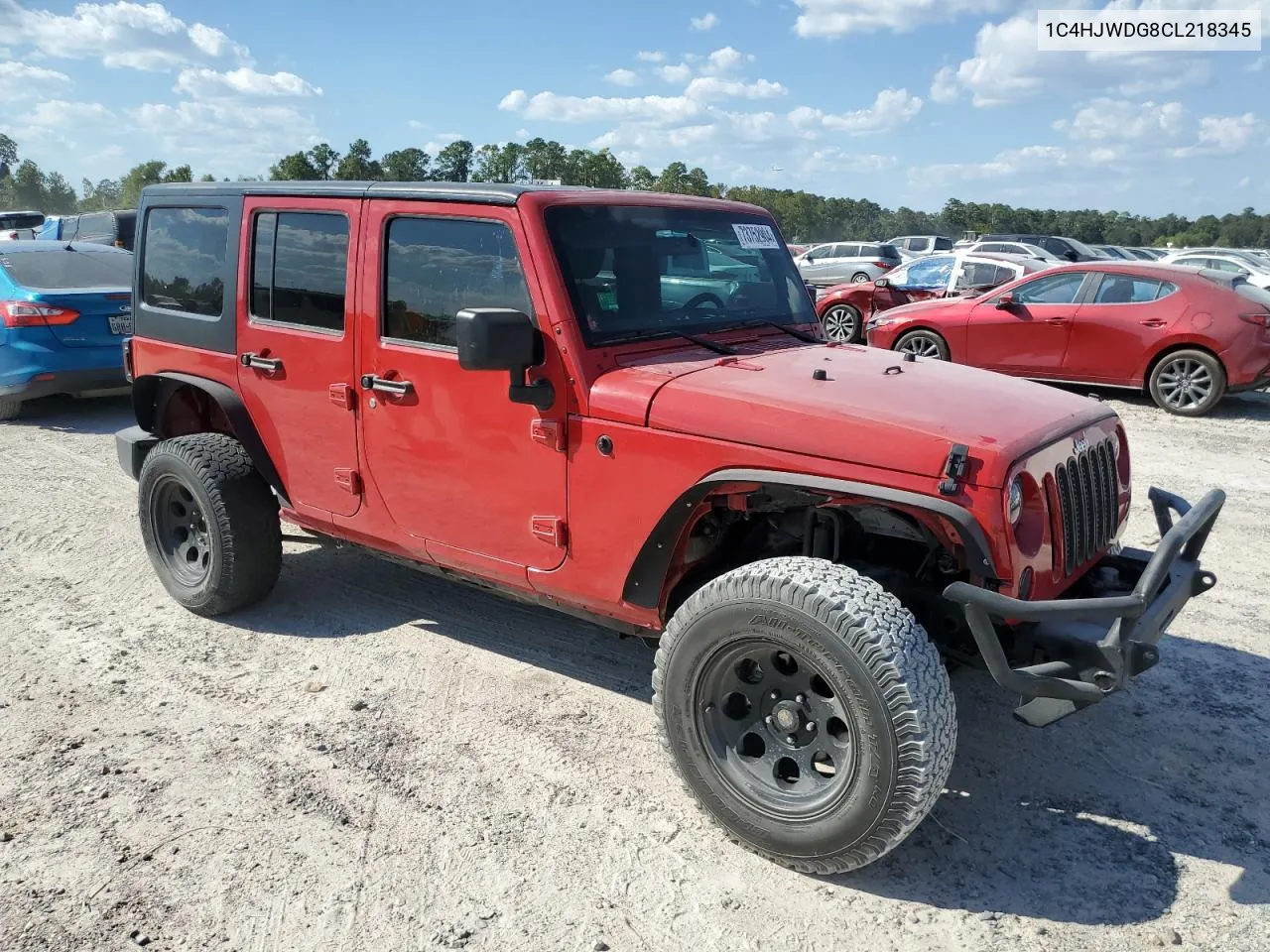 2012 Jeep Wrangler Unlimited Sport VIN: 1C4HJWDG8CL218345 Lot: 73752904