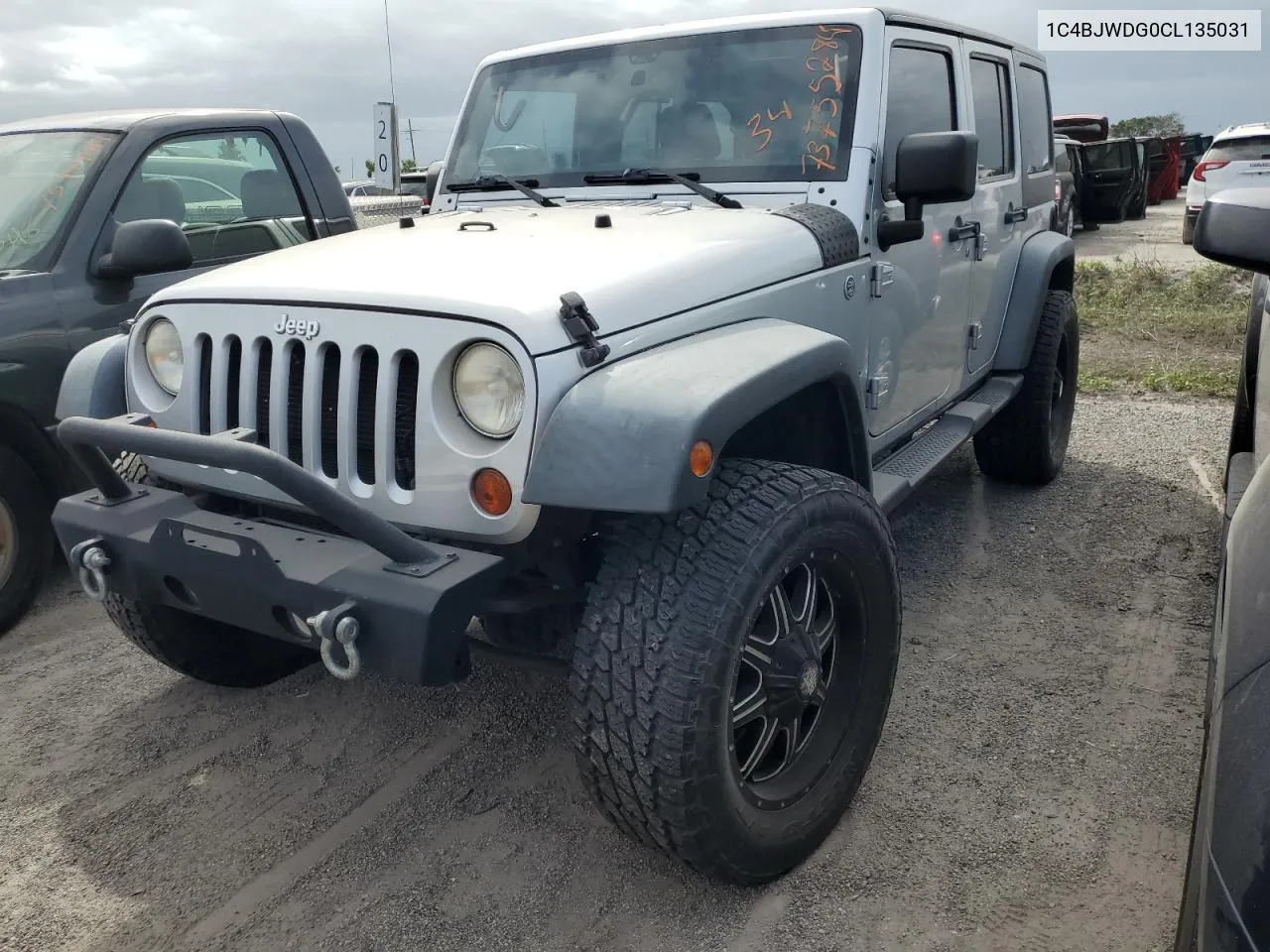 2012 Jeep Wrangler Unlimited Sport VIN: 1C4BJWDG0CL135031 Lot: 73755284