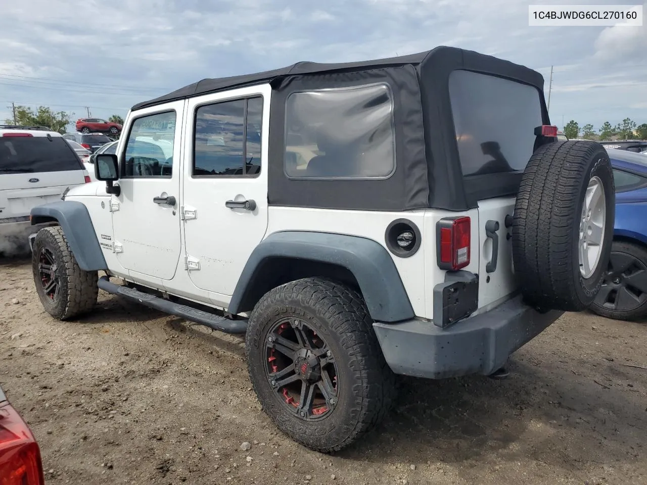 2012 Jeep Wrangler Unlimited Sport VIN: 1C4BJWDG6CL270160 Lot: 73915094