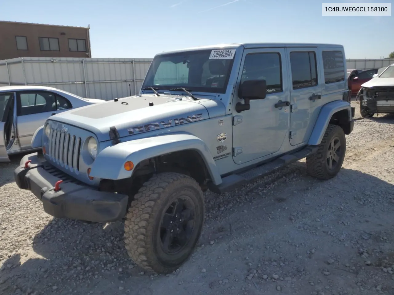 2012 Jeep Wrangler Unlimited Sahara VIN: 1C4BJWEG0CL158100 Lot: 73948304