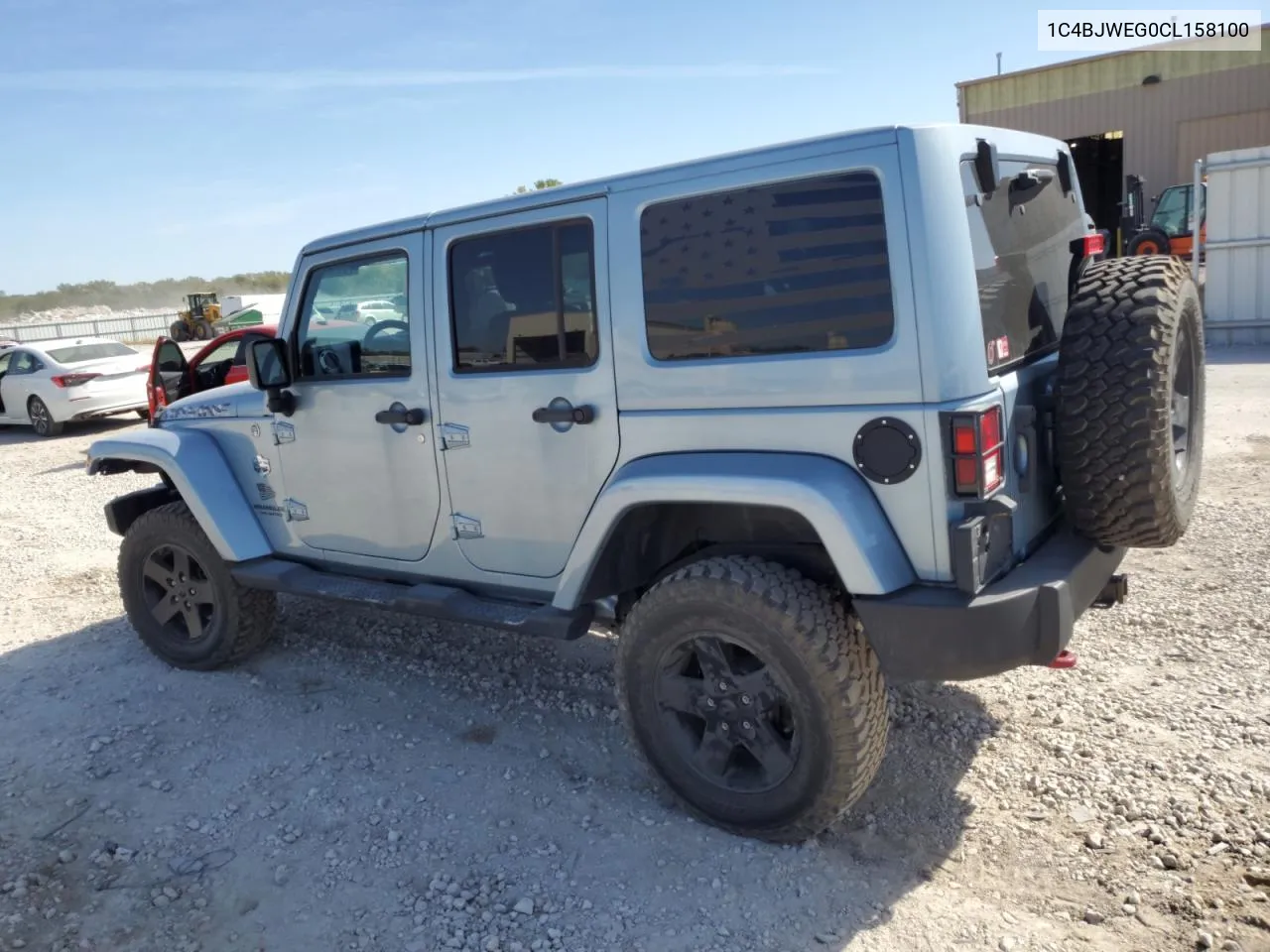 2012 Jeep Wrangler Unlimited Sahara VIN: 1C4BJWEG0CL158100 Lot: 73948304