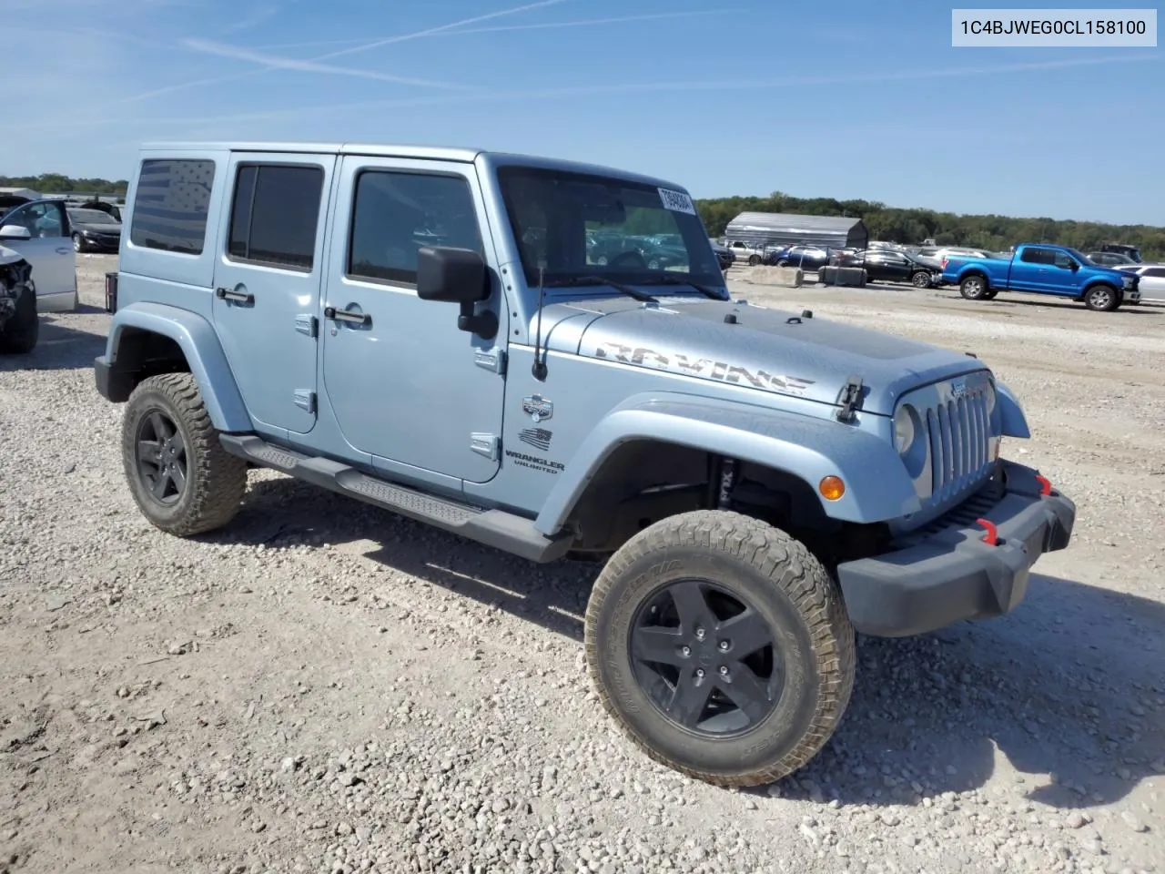 2012 Jeep Wrangler Unlimited Sahara VIN: 1C4BJWEG0CL158100 Lot: 73948304