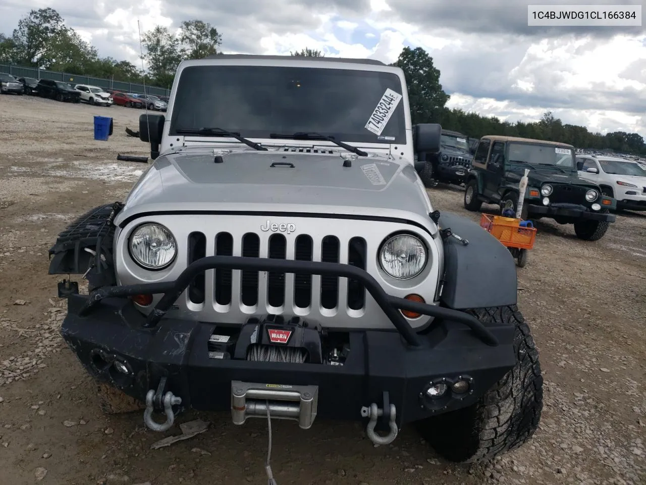 2012 Jeep Wrangler Unlimited Sport VIN: 1C4BJWDG1CL166384 Lot: 74033244