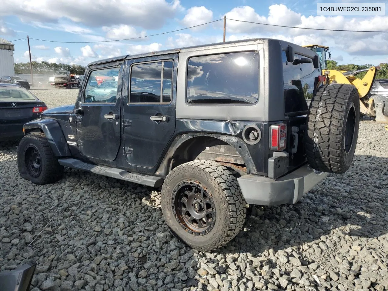 2012 Jeep Wrangler Unlimited Sahara VIN: 1C4BJWEG2CL235081 Lot: 74060554