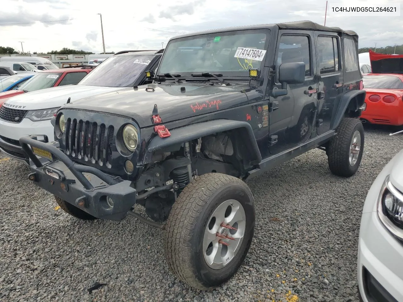 2012 Jeep Wrangler Unlimited Sport VIN: 1C4HJWDG5CL264621 Lot: 74147604