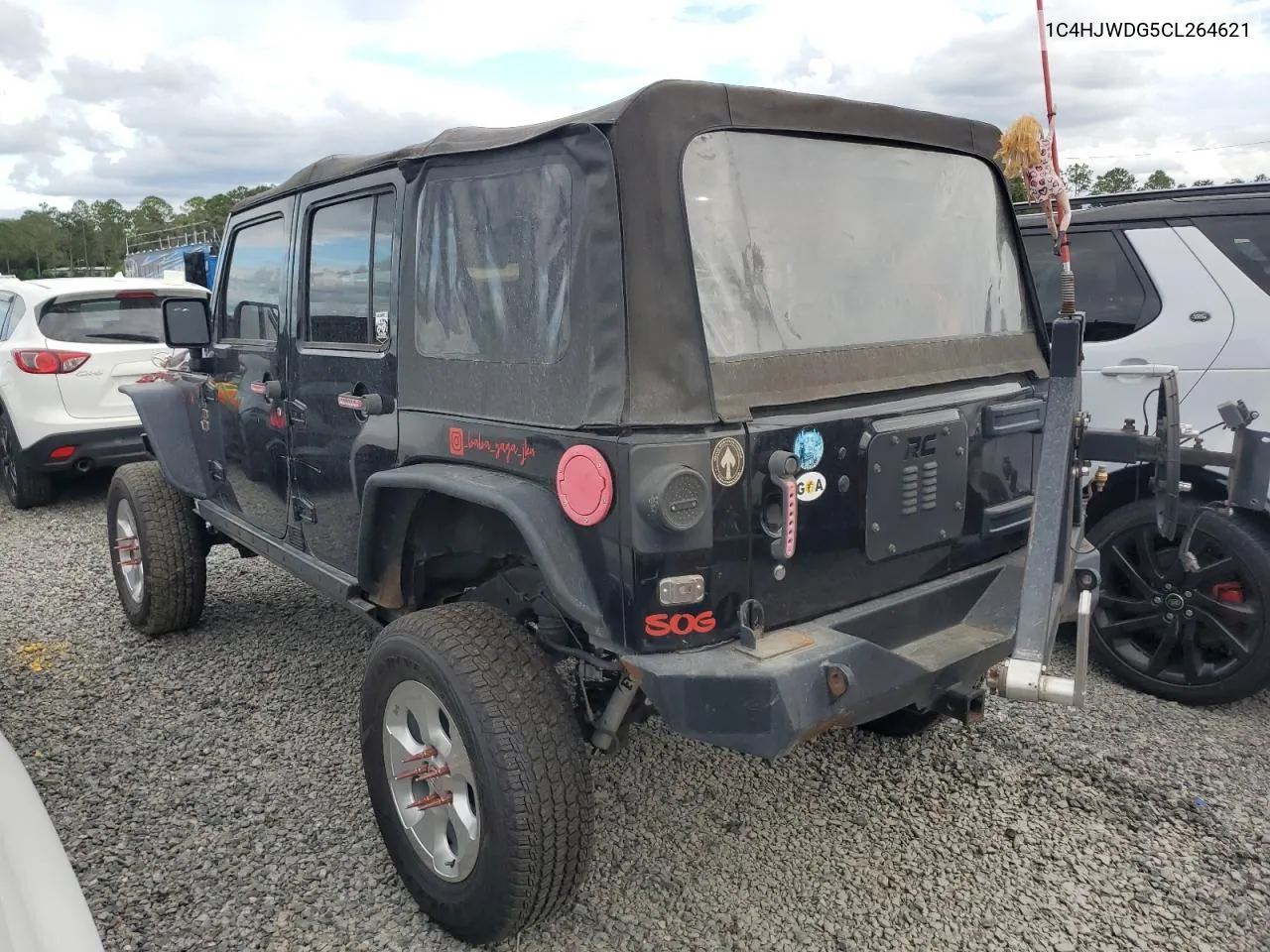 2012 Jeep Wrangler Unlimited Sport VIN: 1C4HJWDG5CL264621 Lot: 74147604