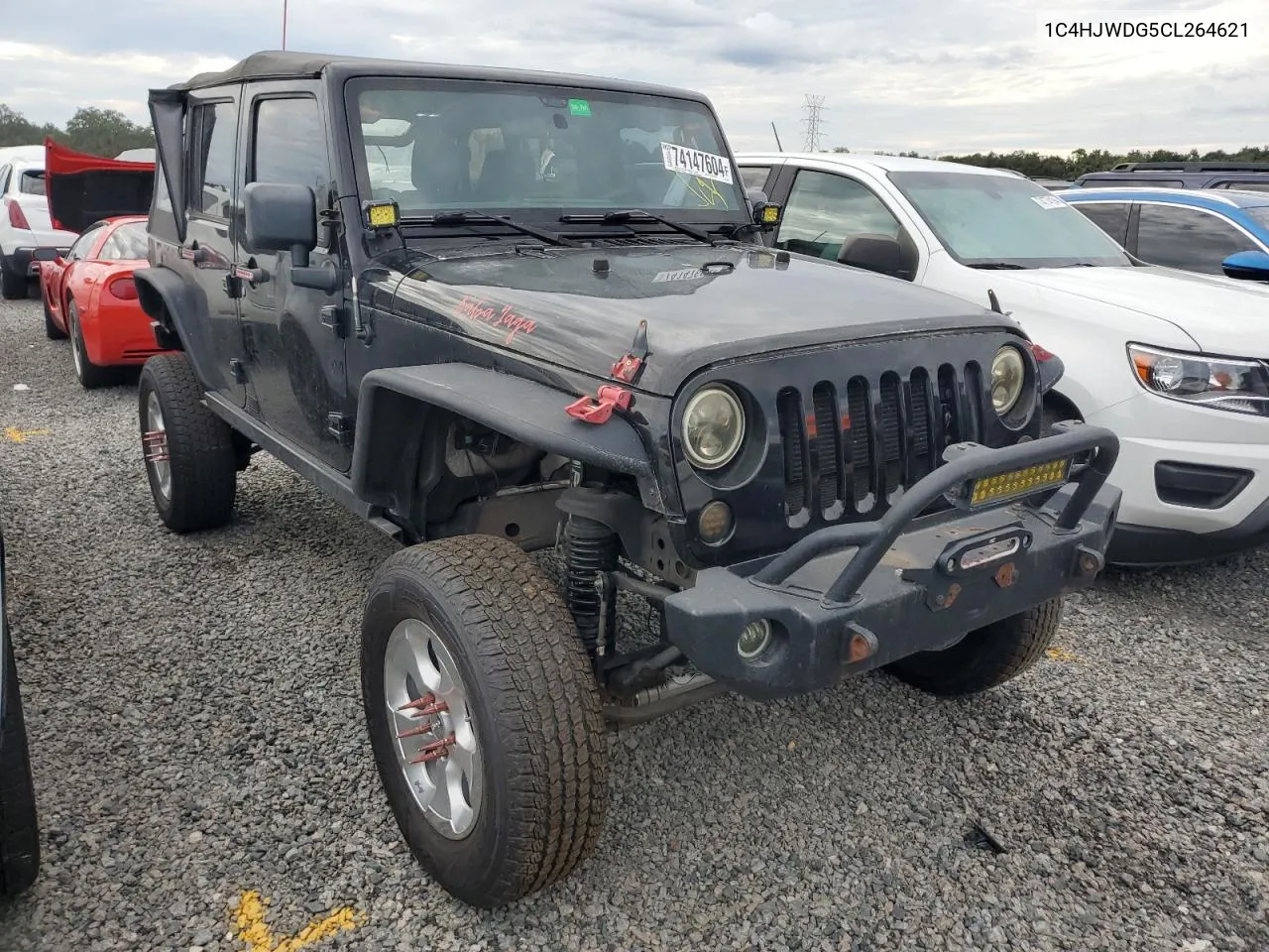 2012 Jeep Wrangler Unlimited Sport VIN: 1C4HJWDG5CL264621 Lot: 74147604