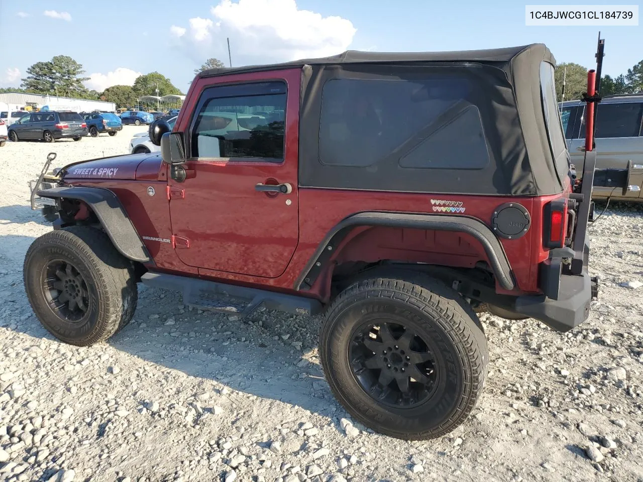 2012 Jeep Wrangler Rubicon VIN: 1C4BJWCG1CL184739 Lot: 74425314