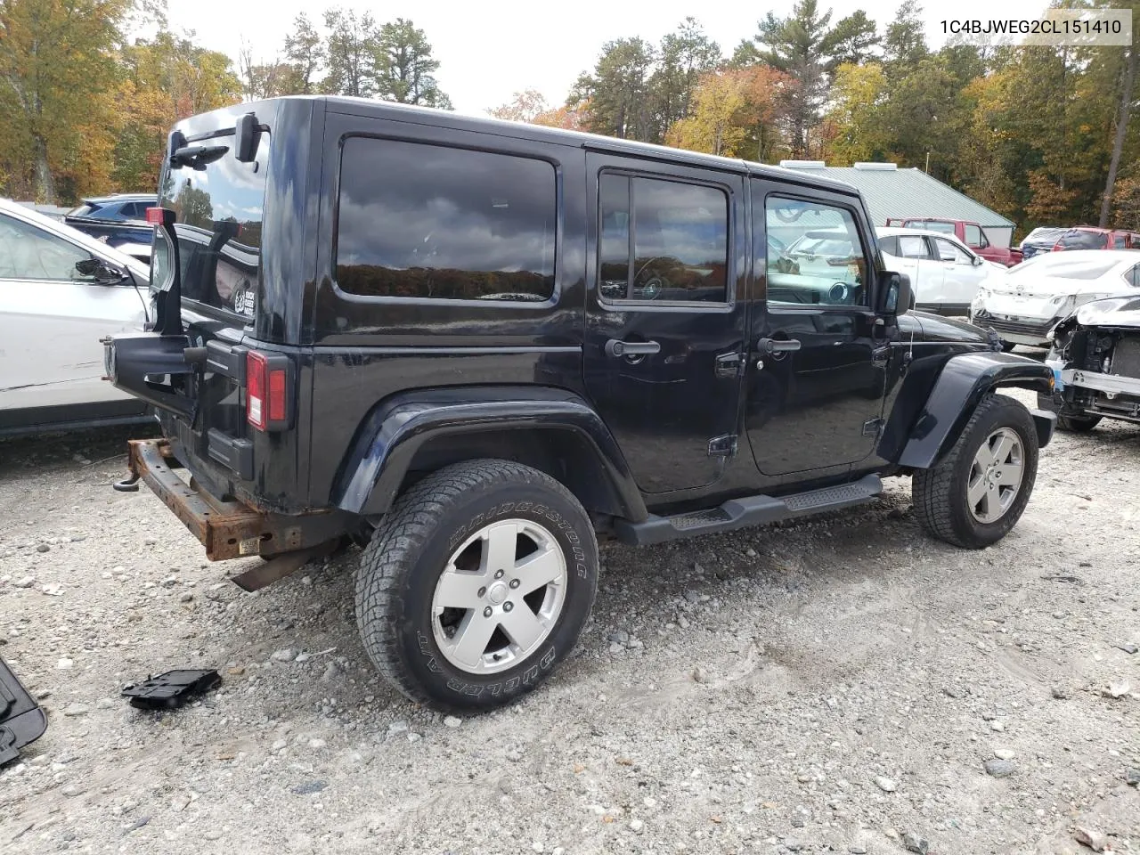 2012 Jeep Wrangler Unlimited Sahara VIN: 1C4BJWEG2CL151410 Lot: 74552784