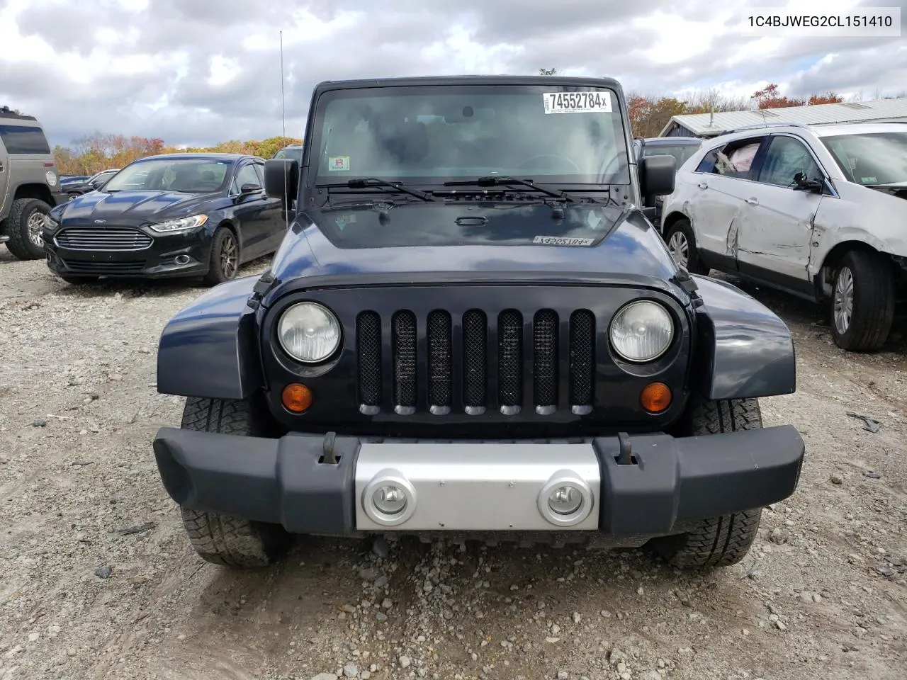 2012 Jeep Wrangler Unlimited Sahara VIN: 1C4BJWEG2CL151410 Lot: 74552784