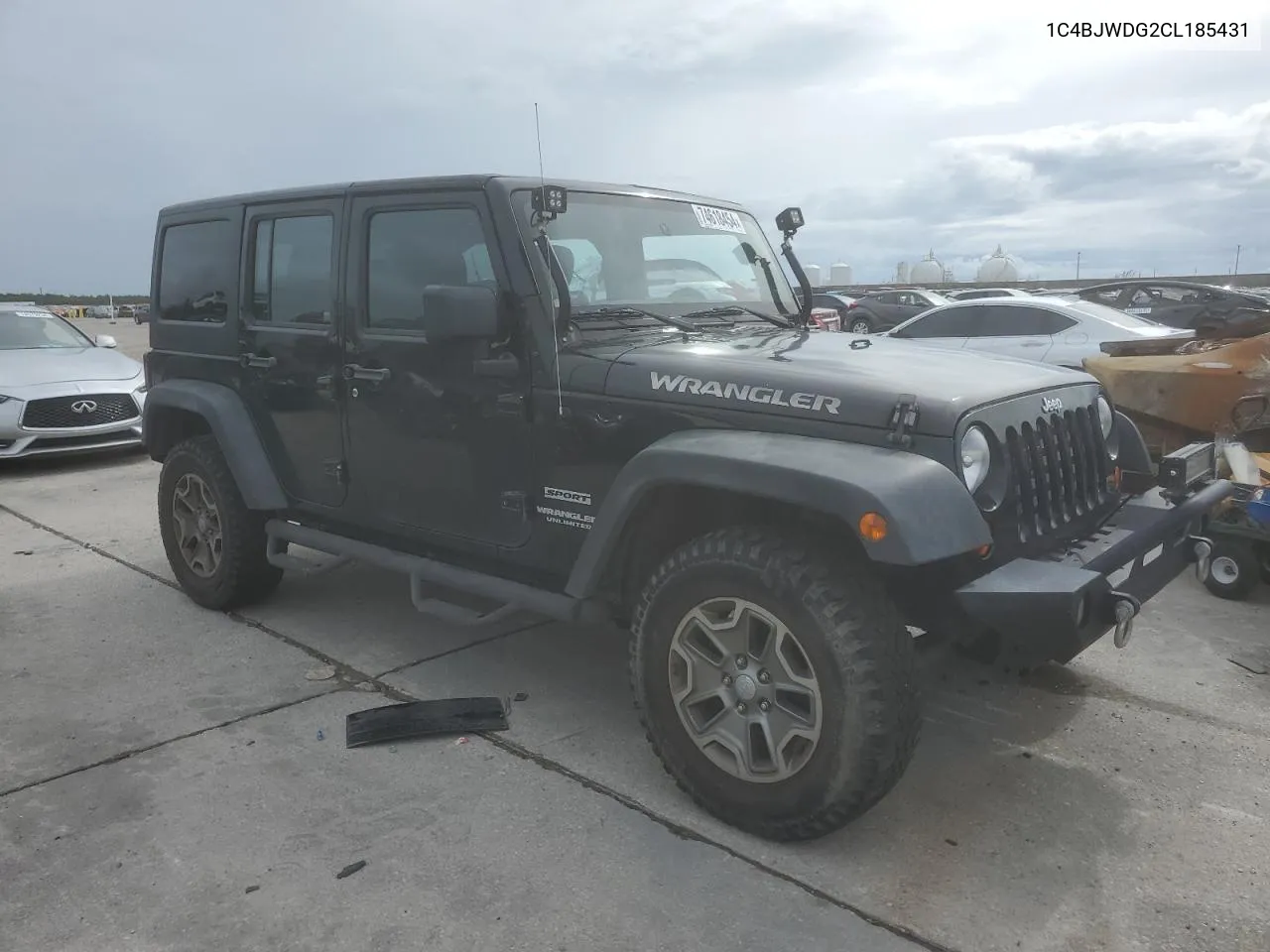 2012 Jeep Wrangler Unlimited Sport VIN: 1C4BJWDG2CL185431 Lot: 74618454