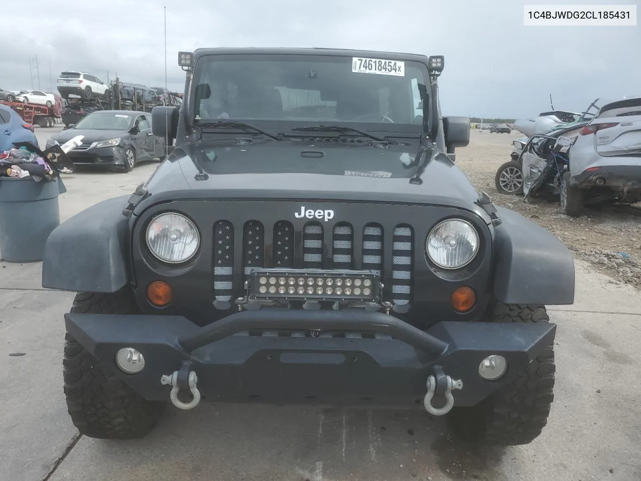 2012 Jeep Wrangler Unlimited Sport VIN: 1C4BJWDG2CL185431 Lot: 74618454