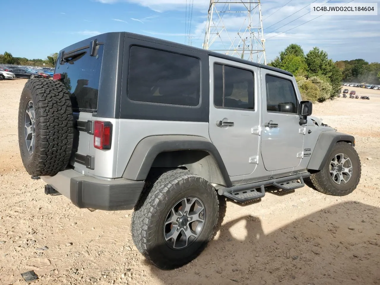 2012 Jeep Wrangler Unlimited Sport VIN: 1C4BJWDG2CL184604 Lot: 74673284