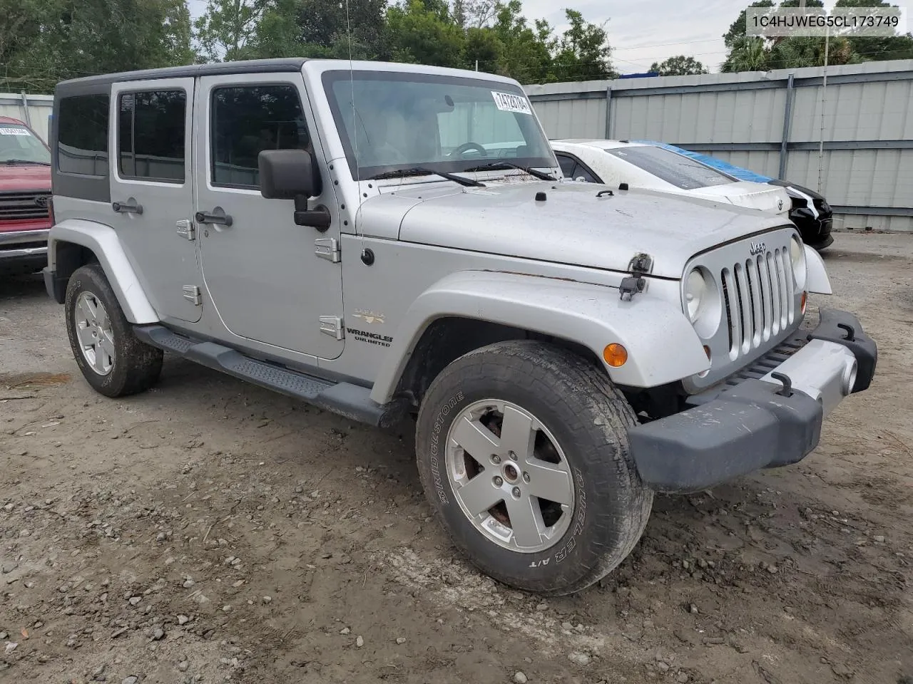 2012 Jeep Wrangler Unlimited Sahara VIN: 1C4HJWEG5CL173749 Lot: 74728784