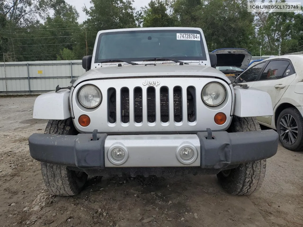 2012 Jeep Wrangler Unlimited Sahara VIN: 1C4HJWEG5CL173749 Lot: 74728784