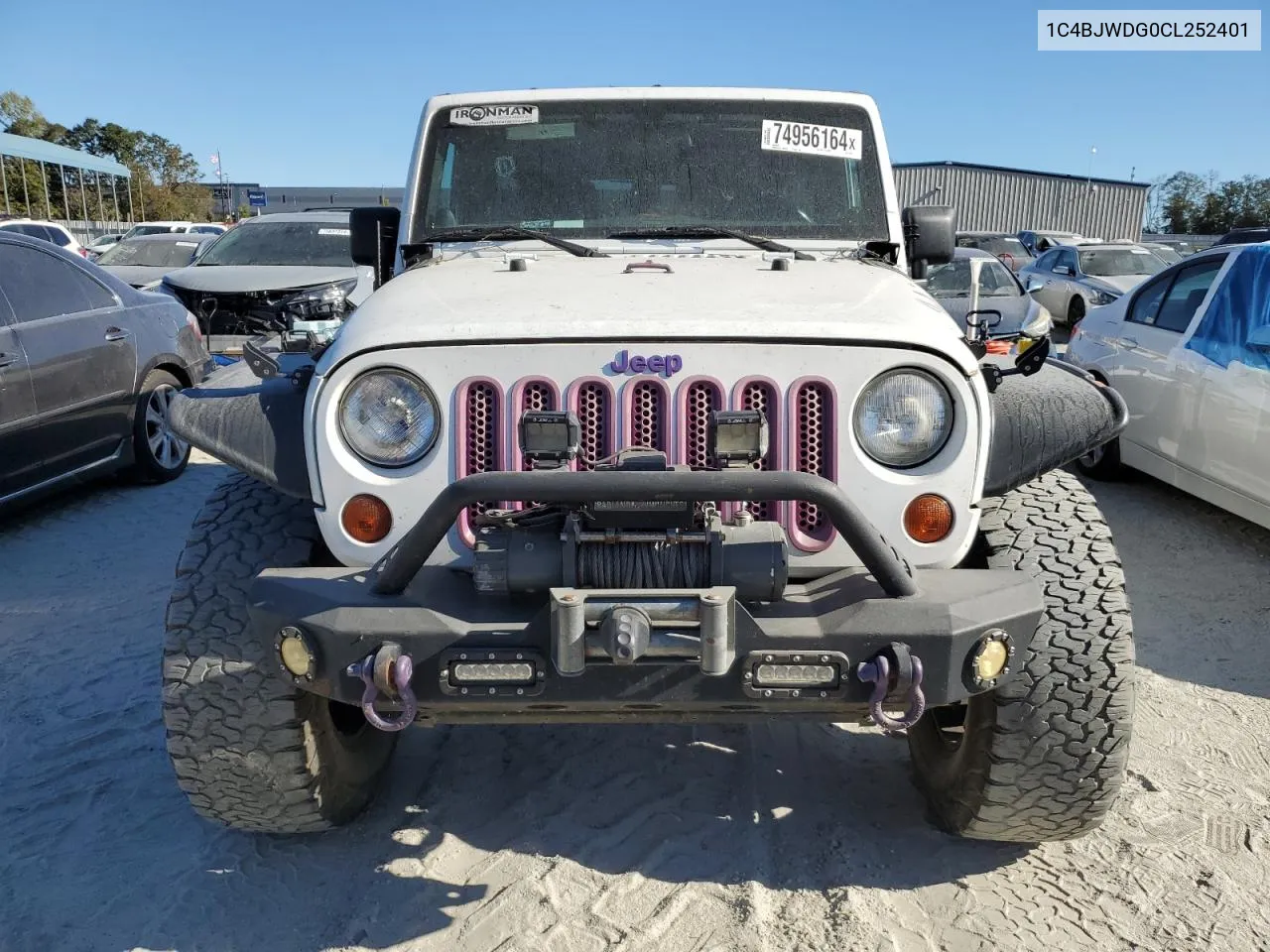 2012 Jeep Wrangler Unlimited Sport VIN: 1C4BJWDG0CL252401 Lot: 74956164