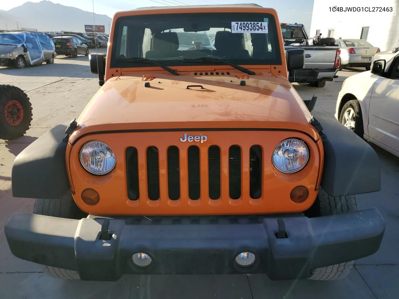 2012 Jeep Wrangler Unlimited Sport VIN: 1C4BJWDG1CL272463 Lot: 74993854