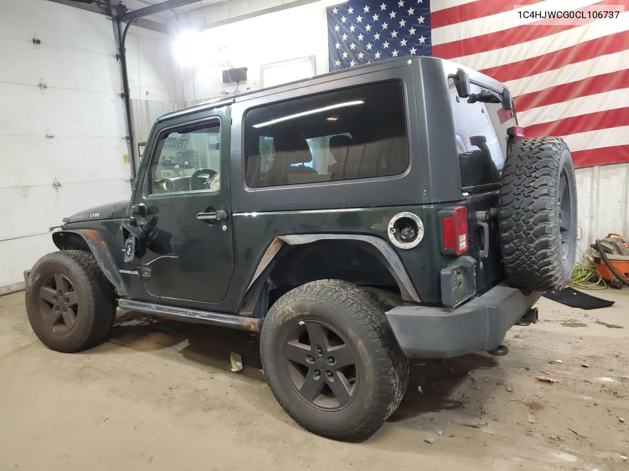 2012 Jeep Wrangler Rubicon VIN: 1C4HJWCG0CL106737 Lot: 75123534