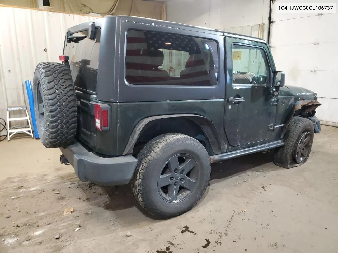 2012 Jeep Wrangler Rubicon VIN: 1C4HJWCG0CL106737 Lot: 75123534