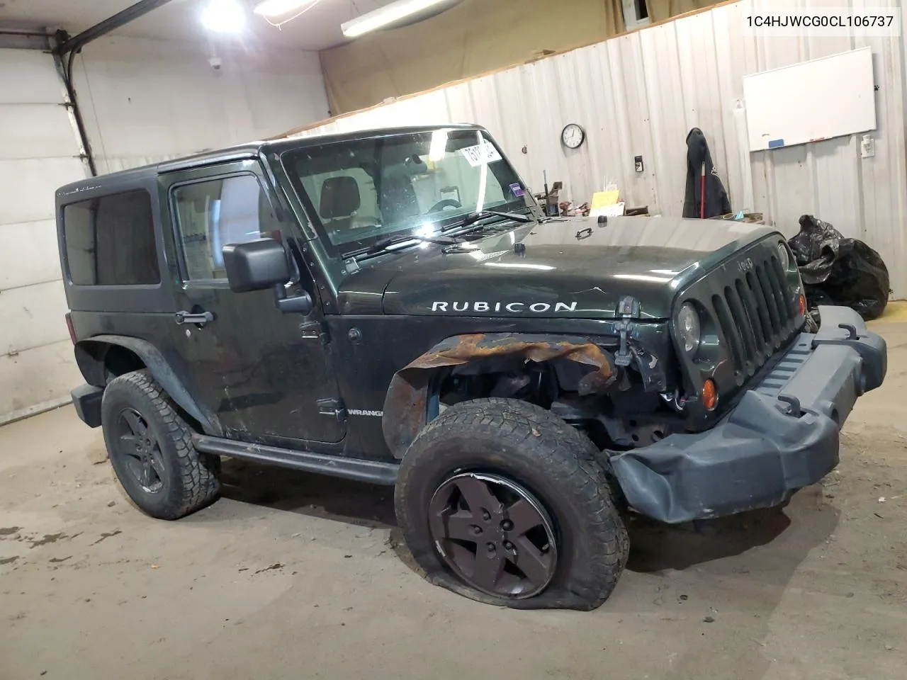 2012 Jeep Wrangler Rubicon VIN: 1C4HJWCG0CL106737 Lot: 75123534