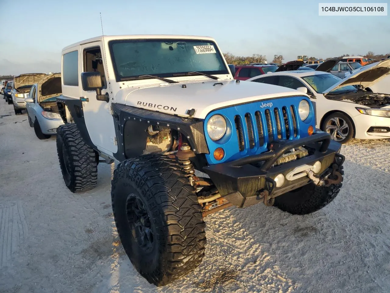 2012 Jeep Wrangler Rubicon VIN: 1C4BJWCG5CL106108 Lot: 75326664