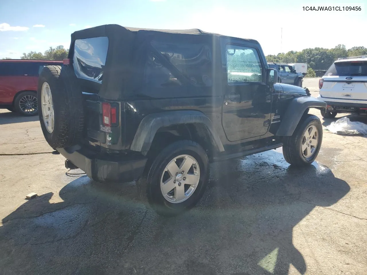 2012 Jeep Wrangler Sport VIN: 1C4AJWAG1CL109456 Lot: 75412364