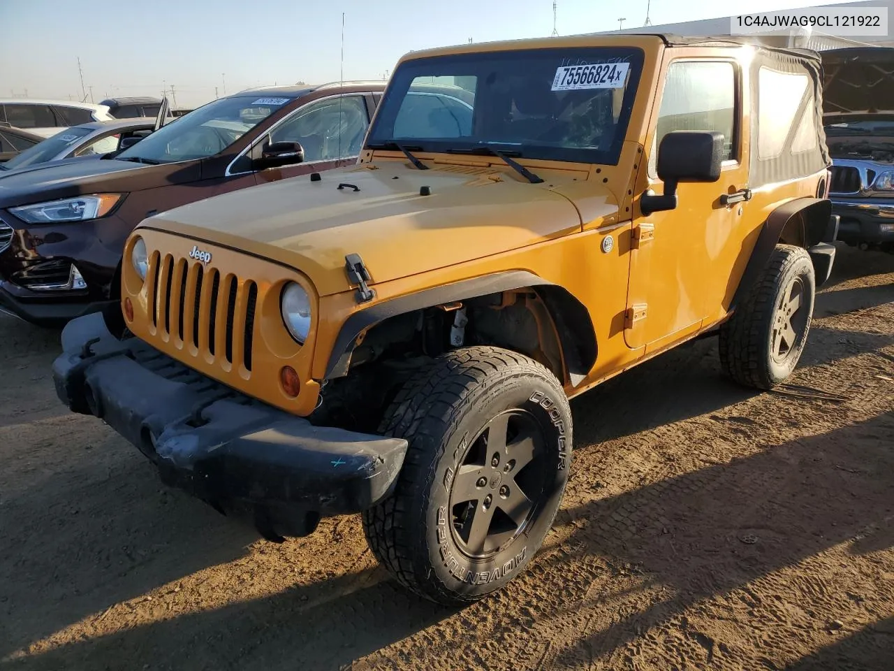 2012 Jeep Wrangler Sport VIN: 1C4AJWAG9CL121922 Lot: 75566824