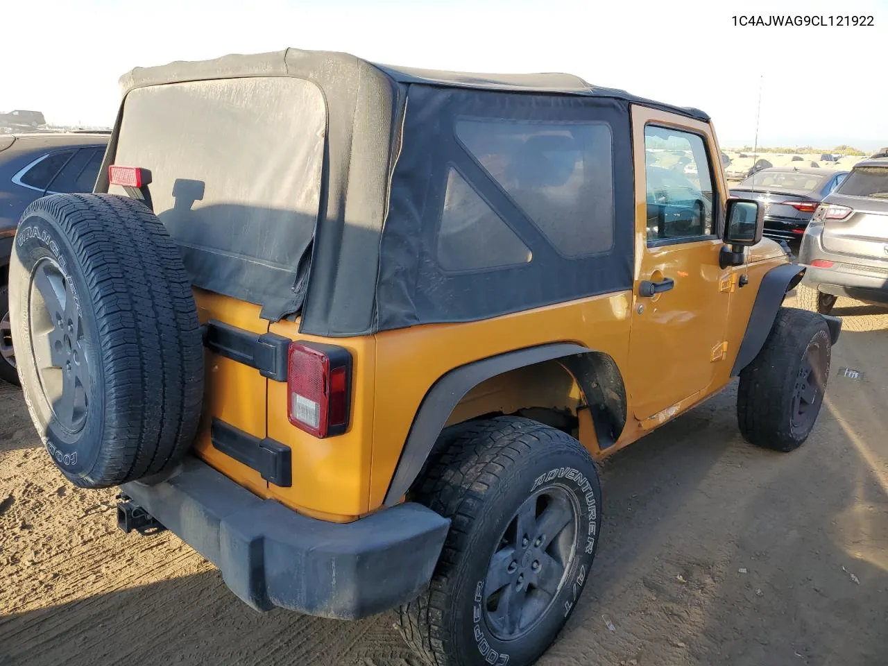 2012 Jeep Wrangler Sport VIN: 1C4AJWAG9CL121922 Lot: 75566824