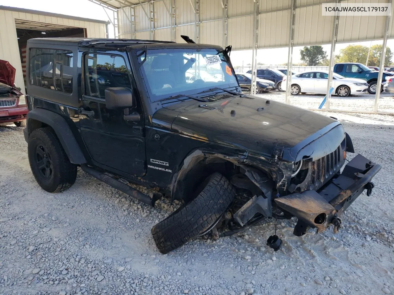 2012 Jeep Wrangler Sport VIN: 1C4AJWAG5CL179137 Lot: 75902594