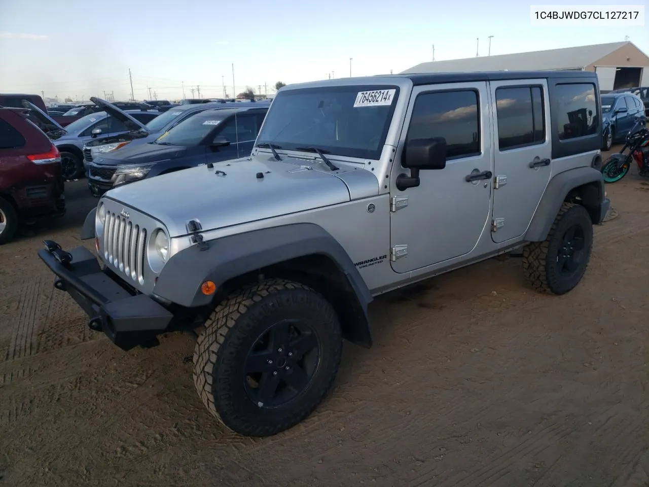 2012 Jeep Wrangler Unlimited Sport VIN: 1C4BJWDG7CL127217 Lot: 76456214