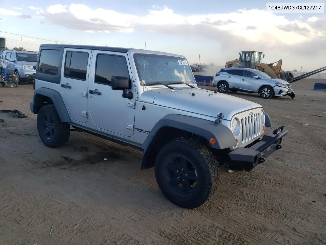 2012 Jeep Wrangler Unlimited Sport VIN: 1C4BJWDG7CL127217 Lot: 76456214