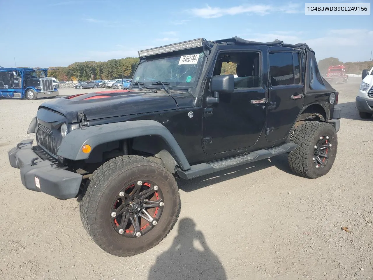 2012 Jeep Wrangler Unlimited Sport VIN: 1C4BJWDG9CL249156 Lot: 76463184