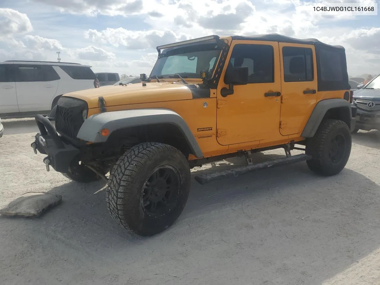 2012 Jeep Wrangler Unlimited Sport VIN: 1C4BJWDG1CL161668 Lot: 76541894