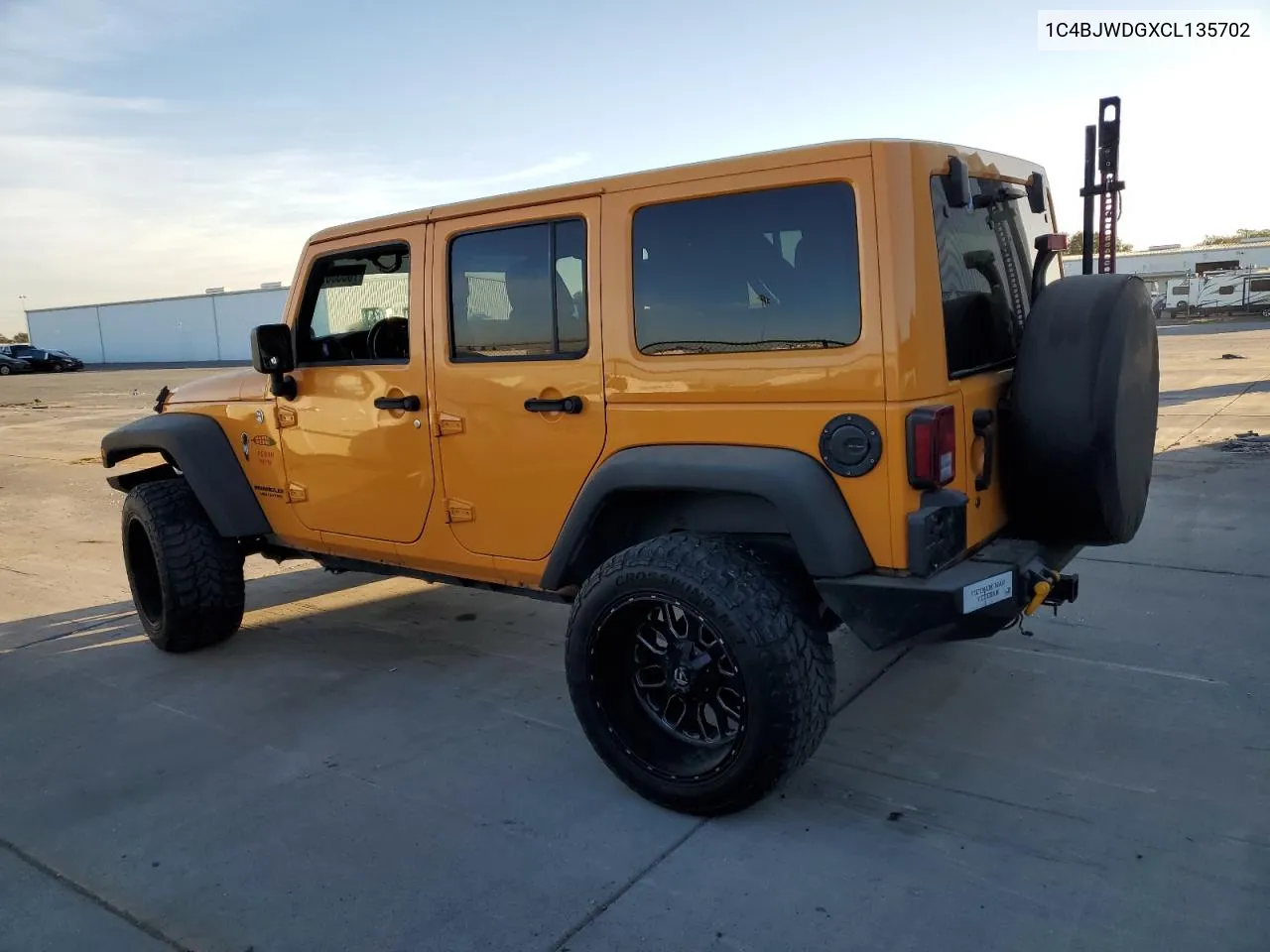 2012 Jeep Wrangler Unlimited Sport VIN: 1C4BJWDGXCL135702 Lot: 76553094