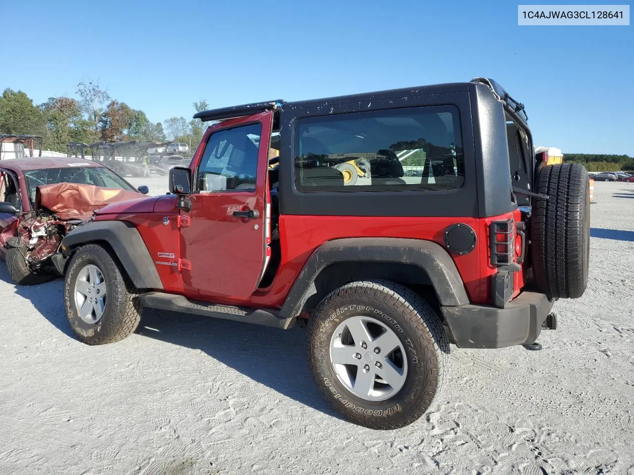 2012 Jeep Wrangler Sport VIN: 1C4AJWAG3CL128641 Lot: 76717564