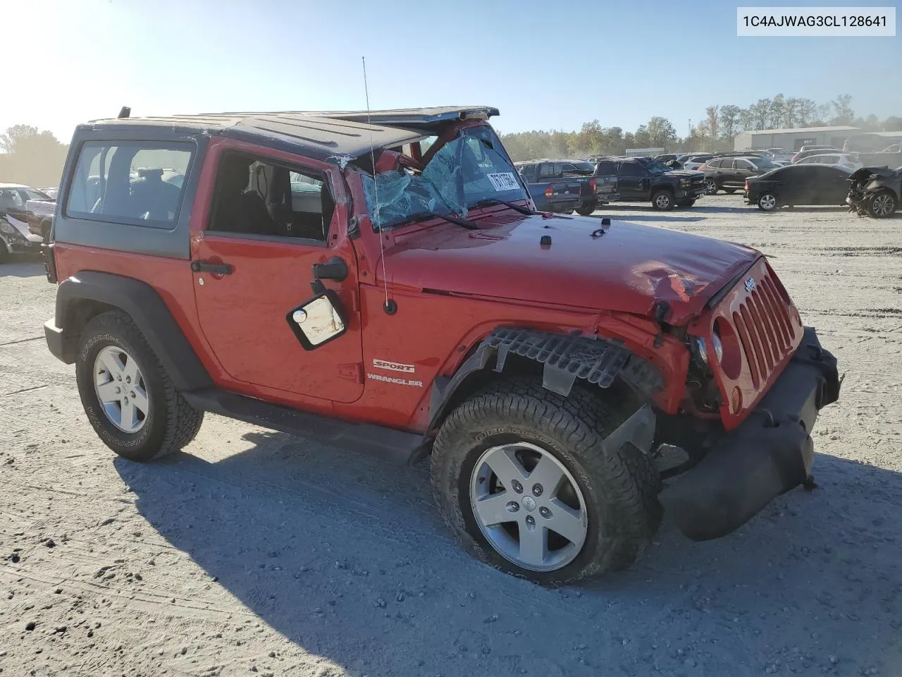 2012 Jeep Wrangler Sport VIN: 1C4AJWAG3CL128641 Lot: 76717564