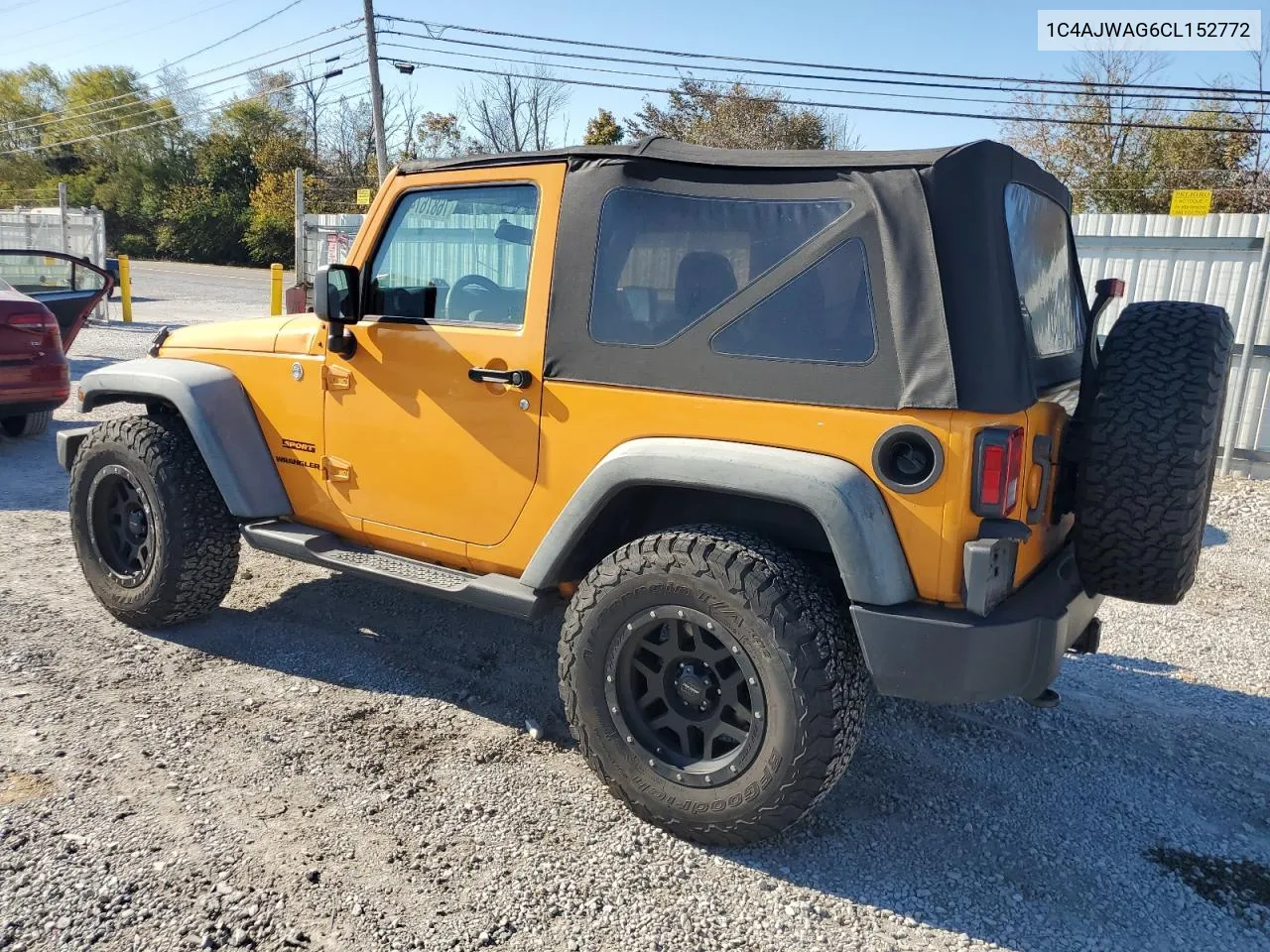 2012 Jeep Wrangler Sport VIN: 1C4AJWAG6CL152772 Lot: 76876744